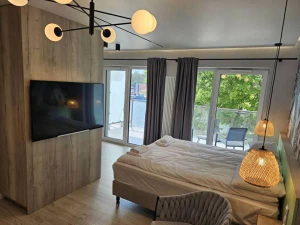 Apartament Z Widokiem Na Morze I Port Mrzezyno Ngoại thất bức ảnh